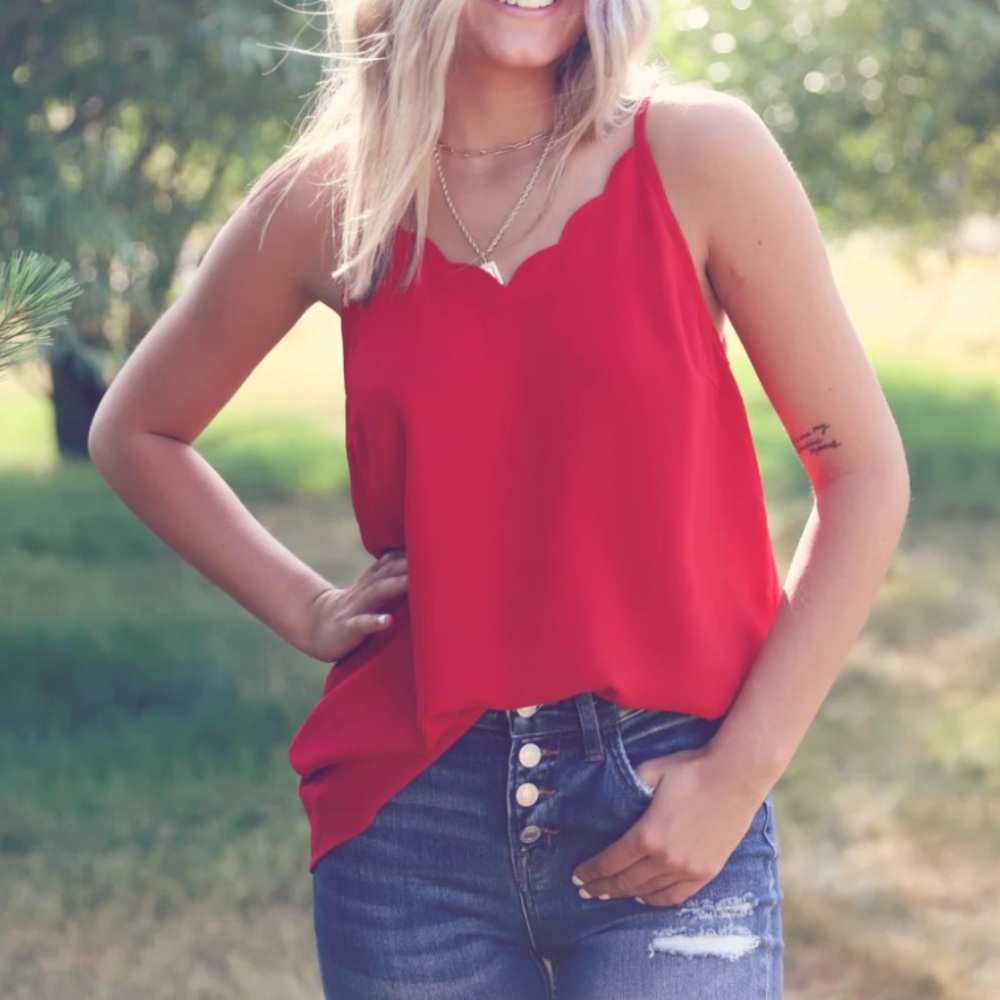 Red Cami - Picture 2 of 10